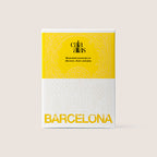 Packaging with a yellow and white design and the Cala Atlas logo on the front